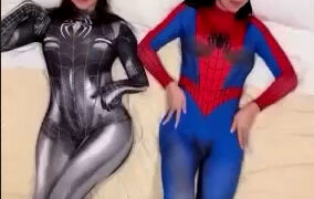 Aishah Sofey/Kawaiisofey with Sophie Rain new Spiderman video Onlyfans leaked so hot